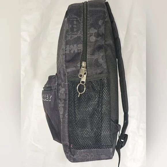 RARE Early Disney X Loungefly Mickey Mouse "Gamer" Backpack Black And Red - Picture 4 of 13